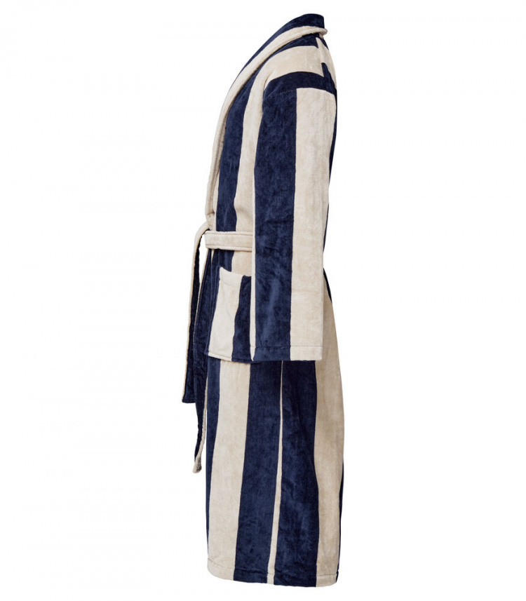 Kosta Linnewäfveri Baddrock Velour, Marin/Sand, S/M