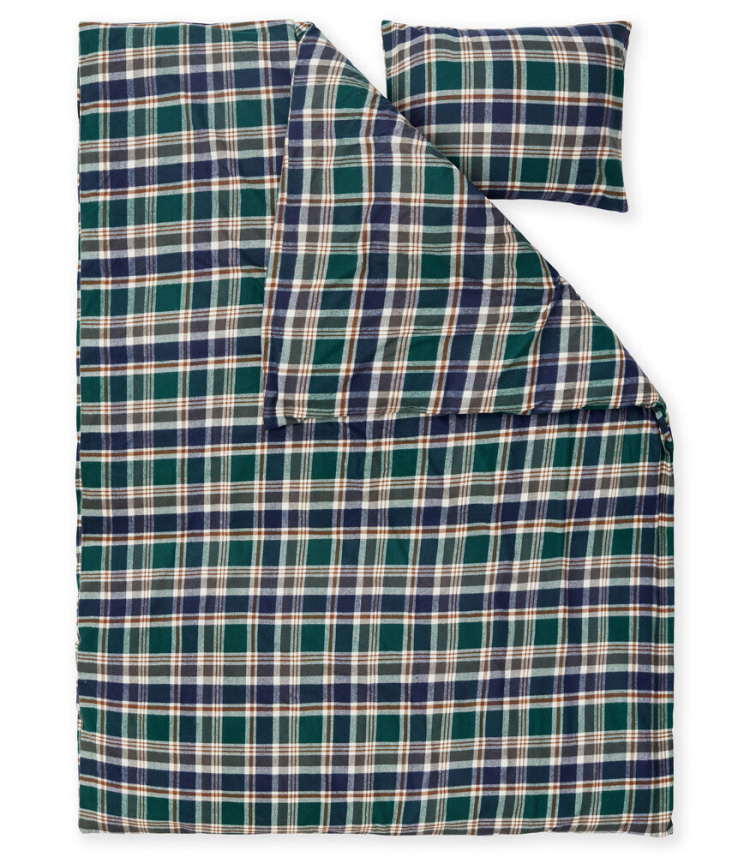 Lord Nelson Bäddset Mellbyn Flannel, Grön