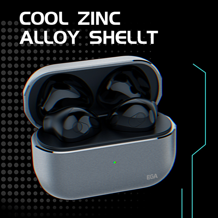 ET03 True Wireless Bluetooth-hörlurar, Svart ET03 True Wireless Bluetooth-hörlurar, Svart