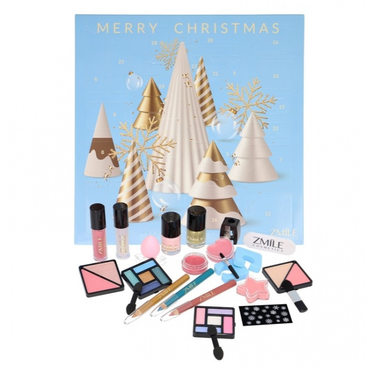 Zmile Cosmetics Beauty Advent Calendar Square ‘3D Christmas Trees’