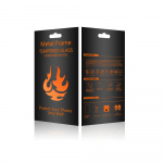 Skärmskydd i härdat glas med metallkant, iPhone 15 Pro Skärmskydd i härdat glas med metallkant, iPhone 15 Pro