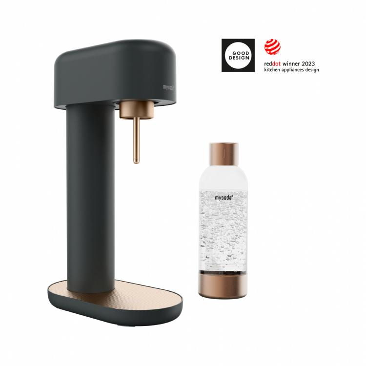 Mysoda Ruby 2 Kolsyremaskin, Svart/Koppar