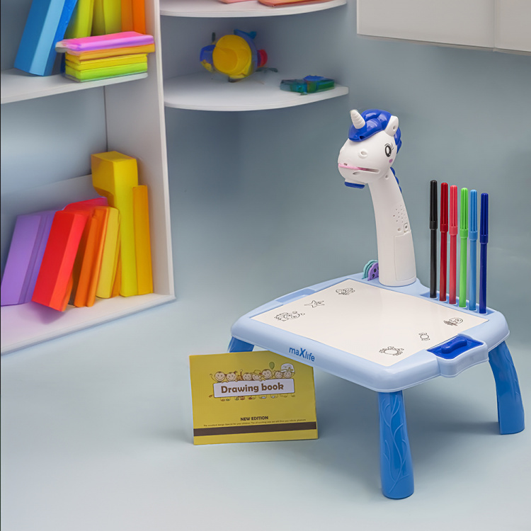 Maxlife MXDP-200 Ritbord med projektor, Blå Maxlife MXDP-200 Ritbord med projektor, Blå