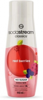 SodaStream Red Berries No Sugar 440ml, Ger ca 9 liter färdig dryck