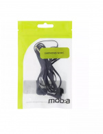 Hörlurar, in-ear med mikrofon, Svart