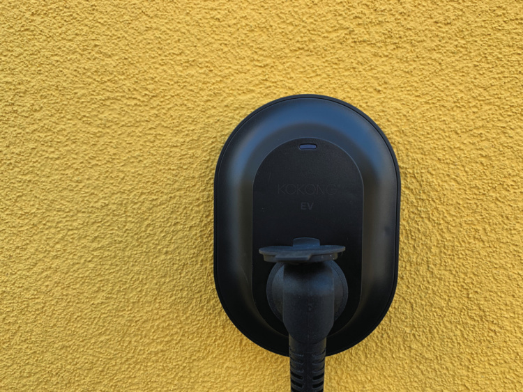 Kokong Ev Zen Charger, Polar Black