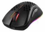 DELTACO GAMING DM220 Trådlös lättvikts gaming mus, RGB, svart