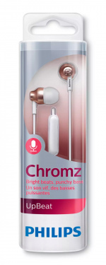 Philips Chromz In-ear hörlurar m/mikrofon, Rosegold