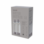 Mysoda PET-flaska 1L 2-pack, Grå