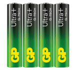 GP Battery Ultra Plus Alkaline AAA/LR03 4-pack