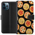 Plånboksfodral till Apple iPhone 12 Pro Max med Pizza motiv Plånboksfodral till Apple iPhone 12 Pro Max med Pizza motiv