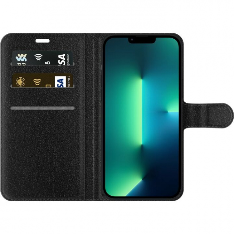 Plånboksfodral till Apple iPhone 13 Pro Max med Eldigt silke motiv Plånboksfodral till Apple iPhone 13 Pro Max med Eldigt silke motiv