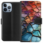 Plånboksfodral till Apple iPhone 13 Pro Max med Metalliskt mönster motiv