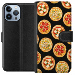 Plånboksfodral till Apple iPhone 13 Pro Max med Pizza motiv