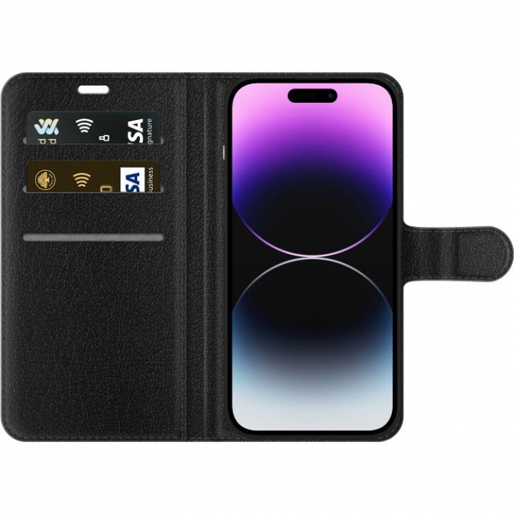 Plånboksfodral till Apple iPhone 15 Pro med Magiska blommor motiv Plånboksfodral till Apple iPhone 15 Pro med Magiska blommor motiv