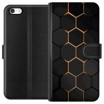 Plånboksfodral till Apple iPhone 5 med Lyxigt Mönster motiv