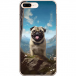 Mobilskal till Apple iPhone 7 Plus med Glad Hund motiv