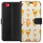 Plånboksfodral till Apple iPhone SE (2020) med Glassigt motiv