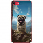 Mobilskal till Apple iPhone SE (2020) med Glad Hund motiv