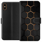 Plånboksfodral till Apple iPhone XS med Lyxigt Mönster motiv Plånboksfodral till Apple iPhone XS med Lyxigt Mönster motiv