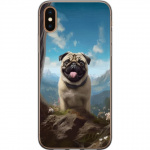 Mobilskal till Apple iPhone XS Max med Glad Hund motiv