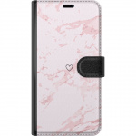 Plånboksfodral till Google Pixel 6a med Rosa Hjärta motiv