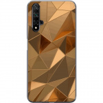 Mobilskal till Huawei nova 5T med 3D Guld motiv