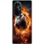 Mobilskal till Huawei nova 8 Pro med Fotboll motiv Mobilskal till Huawei nova 8 Pro med Fotboll motiv