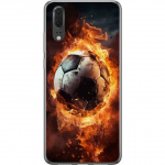 Mobilskal till Huawei P20 med Fotboll motiv