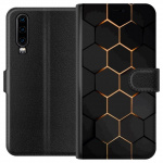Plånboksfodral till Huawei P30 med Lyxigt Mönster motiv Plånboksfodral till Huawei P30 med Lyxigt Mönster motiv