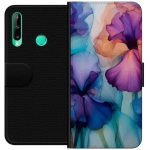 Plånboksfodral till Huawei P40 lite E med Magiska blommor motiv Plånboksfodral till Huawei P40 lite E med Magiska blommor motiv