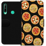 Plånboksfodral till Huawei P40 lite E med Pizza motiv Plånboksfodral till Huawei P40 lite E med Pizza motiv