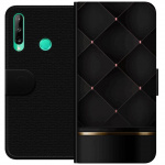 Plånboksfodral till Huawei P40 lite E med Lyxig linje motiv Plånboksfodral till Huawei P40 lite E med Lyxig linje motiv