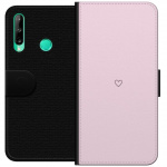 Plånboksfodral till Huawei P40 lite E med Hjärta motiv Plånboksfodral till Huawei P40 lite E med Hjärta motiv