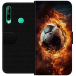 Plånboksfodral till Huawei P40 lite E med Fotboll motiv Plånboksfodral till Huawei P40 lite E med Fotboll motiv