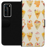 Plånboksfodral till Huawei P40 Pro med Glassigt motiv Plånboksfodral till Huawei P40 Pro med Glassigt motiv