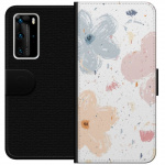 Plånboksfodral till Huawei P40 Pro med Blommor motiv
