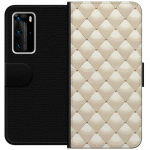 Plånboksfodral till Huawei P40 Pro med Guldglans motiv