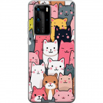Mobilskal till Huawei P40 Pro med Kattmönster motiv