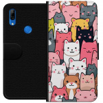 Plånboksfodral till Huawei P Smart Z med Kattmönster motiv Plånboksfodral till Huawei P Smart Z med Kattmönster motiv