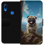Plånboksfodral till Huawei P Smart Z med Glad Hund motiv