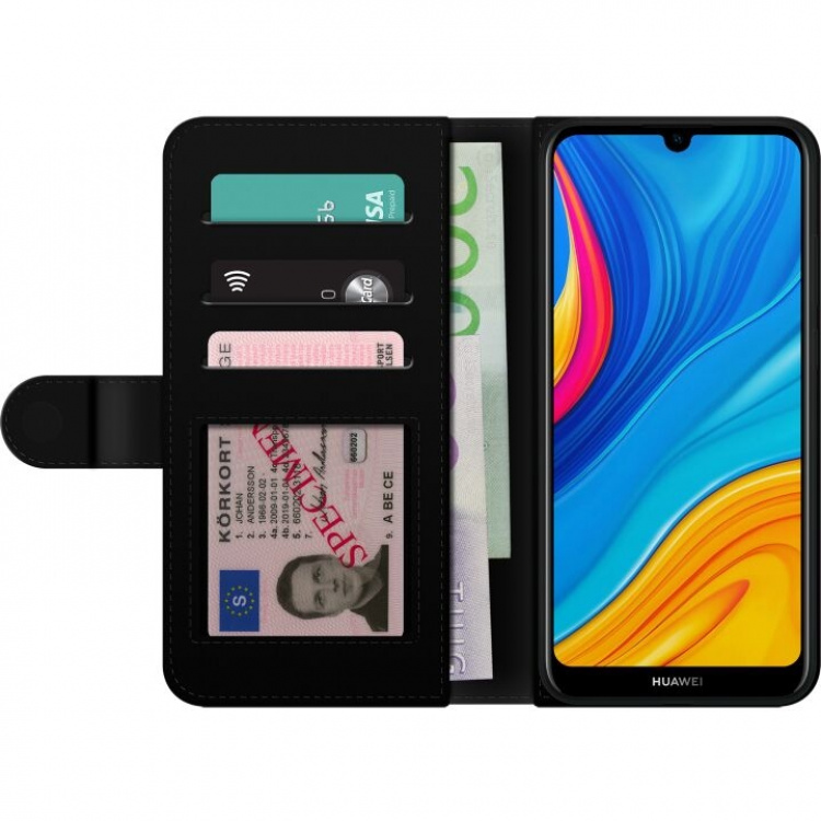 Plånboksfodral till Huawei Y6 (2019) med Kycklingklubba motiv Plånboksfodral till Huawei Y6 (2019) med Kycklingklubba motiv