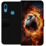 Plånboksfodral till Huawei Y6 (2019) med Fotboll motiv Plånboksfodral till Huawei Y6 (2019) med Fotboll motiv