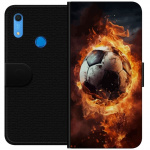 Plånboksfodral till Huawei Y6s (2019) med Fotboll motiv