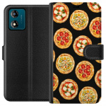 Plånboksfodral till Motorola Moto E13 med Pizza motiv Plånboksfodral till Motorola Moto E13 med Pizza motiv