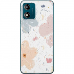 Mobilskal till Motorola Moto E13 med Blommor motiv