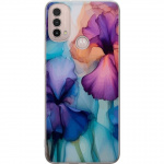 Mobilskal till Motorola Moto E40 med Magiska blommor motiv