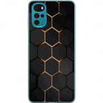 Mobilskal till Motorola Moto G22 med Lyxigt Mönster motiv