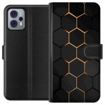 Plånboksfodral till Motorola Moto G23 med Lyxigt Mönster motiv Plånboksfodral till Motorola Moto G23 med Lyxigt Mönster motiv