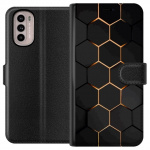 Plånboksfodral till Motorola Moto G41 med Lyxigt Mönster motiv